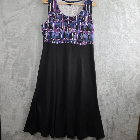 K Studio Colorful Abstract Blazer with Matching Black Dress - Picture 5 of 12